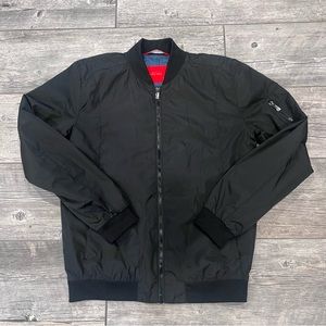 Zara Basics Men’s lightweight bomber windbreaker‎ jacket size medium-Flaw noted